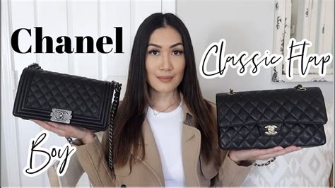 chanel flap vs boy